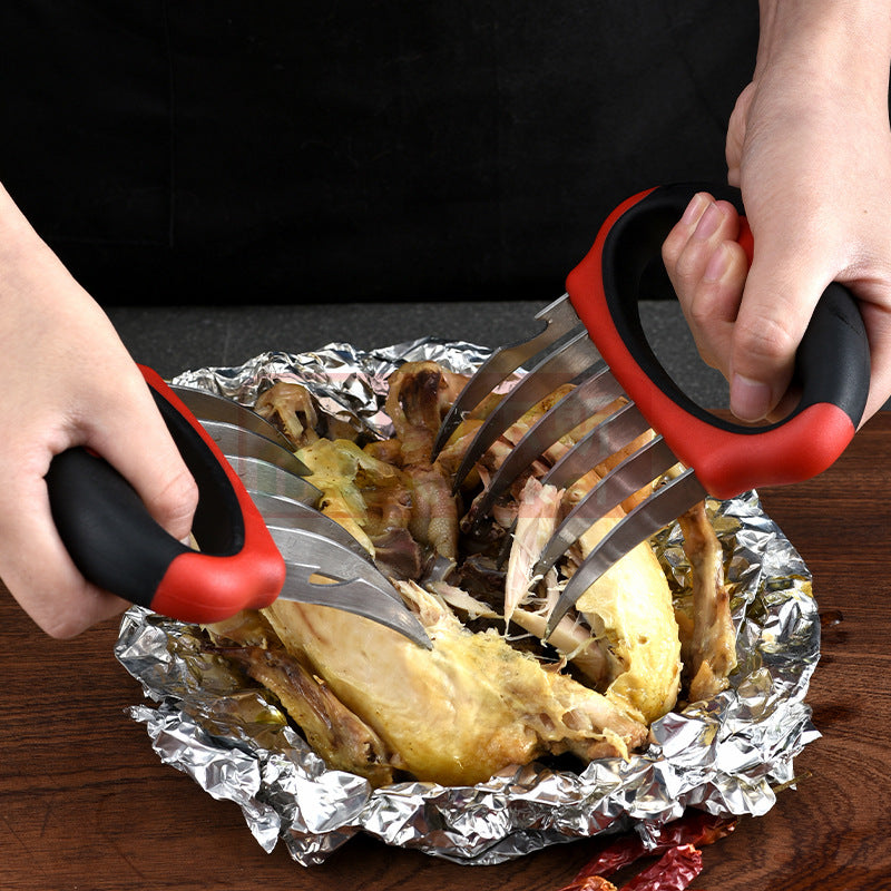 💥Ergonomic Stainless Steel Meat Shredder Claws - Great Kitchen Gift