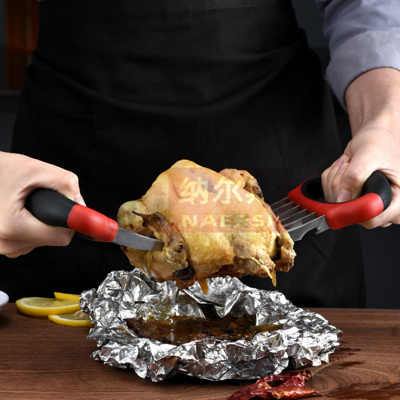 💥Ergonomic Stainless Steel Meat Shredder Claws - Great Kitchen Gift