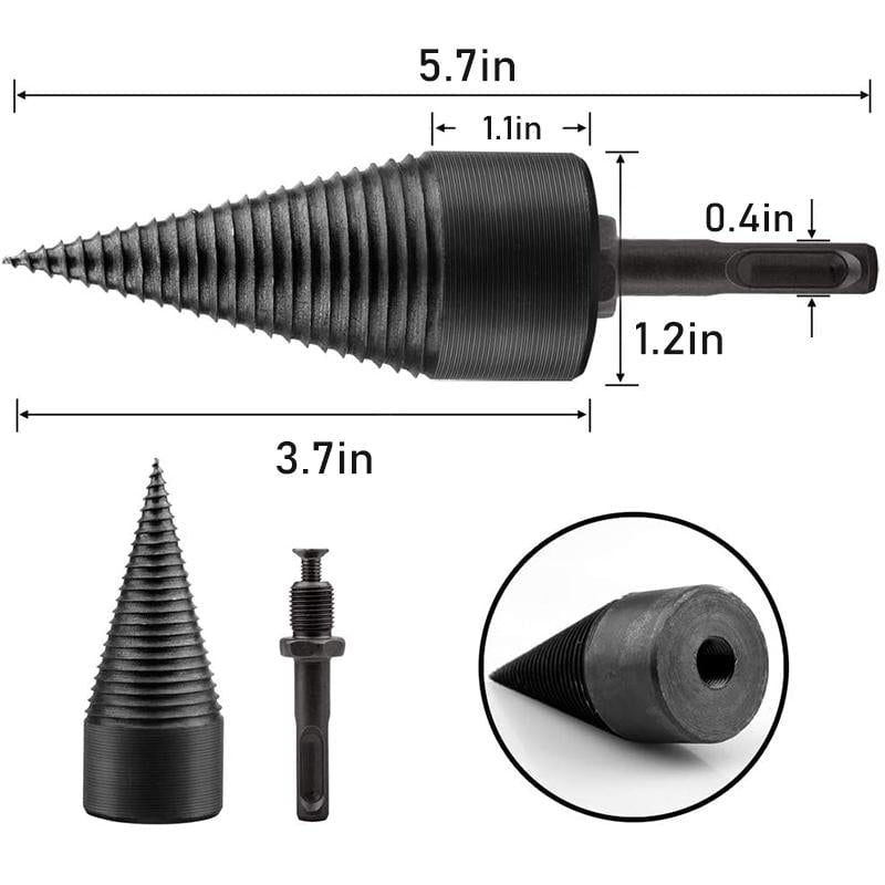 🎁Hot Sale 49% OFF⏳Hex Shank Firewood Drill Bit🪓😮