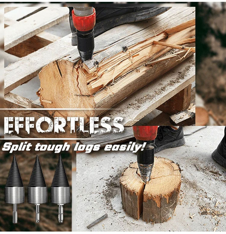 🎁Hot Sale 49% OFF⏳Hex Shank Firewood Drill Bit🪓😮