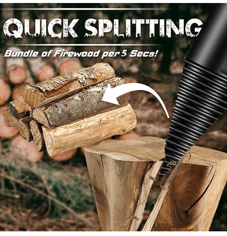 🎁Hot Sale 49% OFF⏳Hex Shank Firewood Drill Bit🪓😮