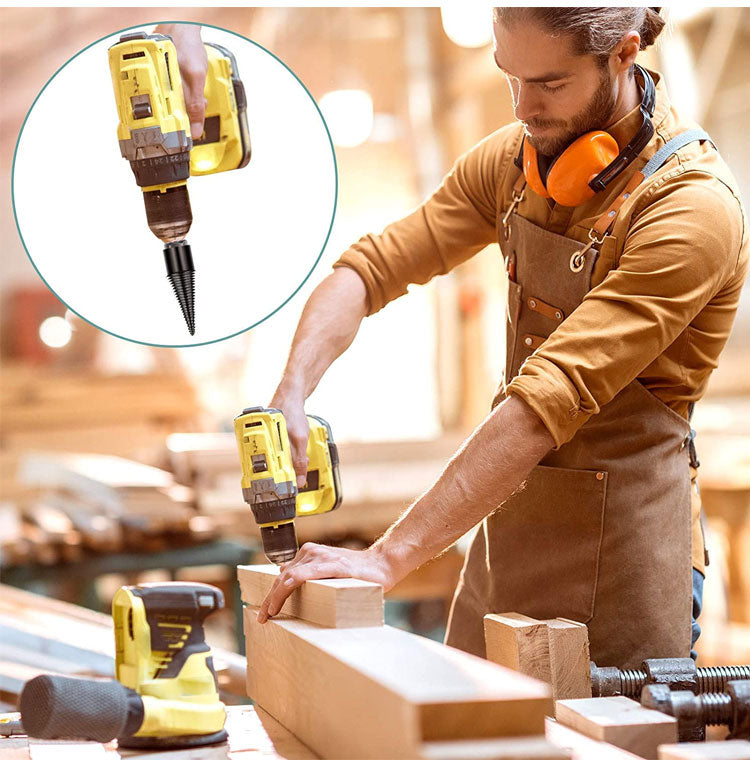 🎁Hot Sale 49% OFF⏳Hex Shank Firewood Drill Bit🪓😮