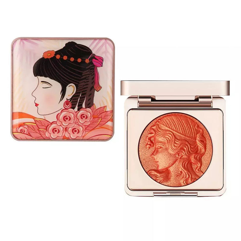 š„Cosmetic NO.1š„Embossed Smooth Powder Blush Palette for Cheeks