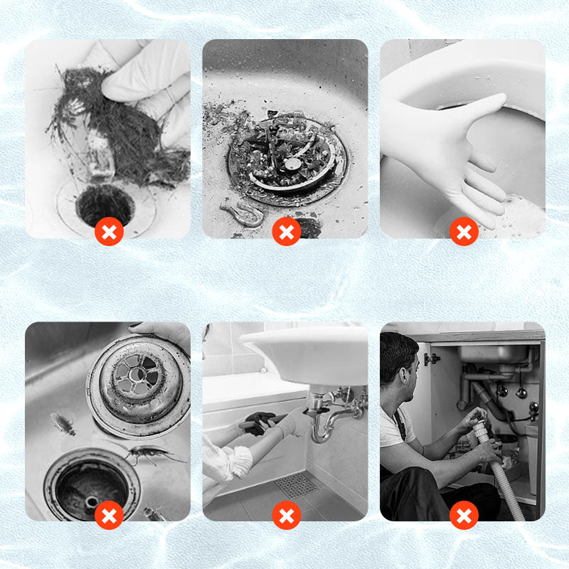 ✨Multifunctional pipe unclogger and odor-eliminating powder✨🚽💦