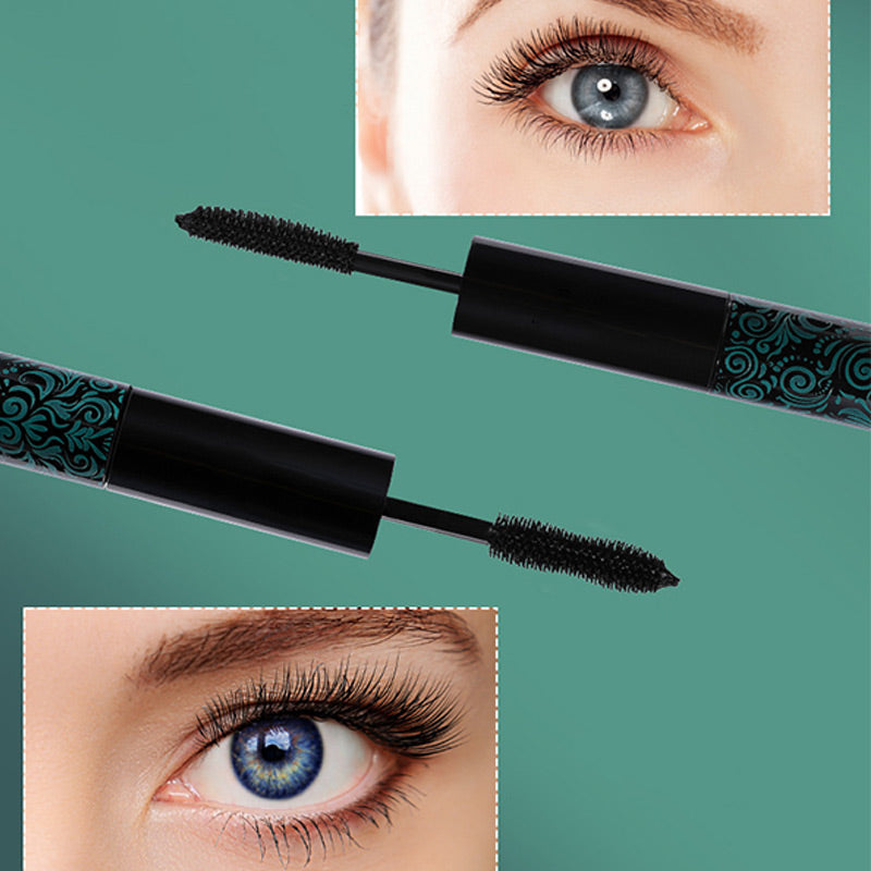 2-In-1 Waterproof Long Lasting Black Mascara