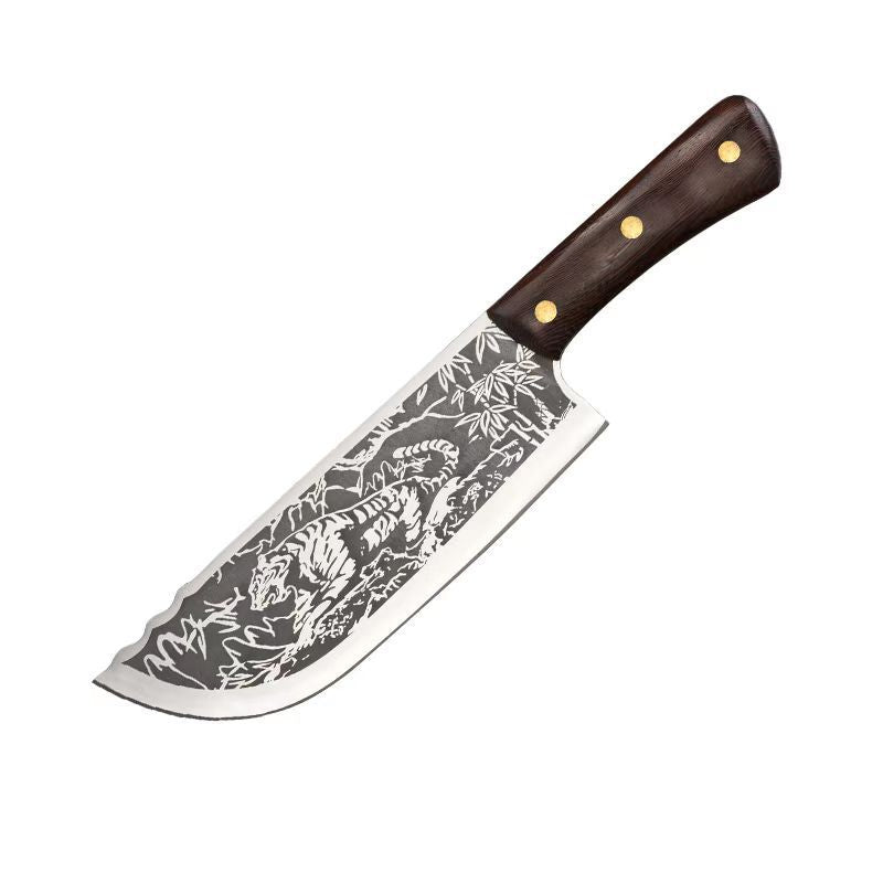 Durable Sharp Tiger Pattern Stainless Steel Knife