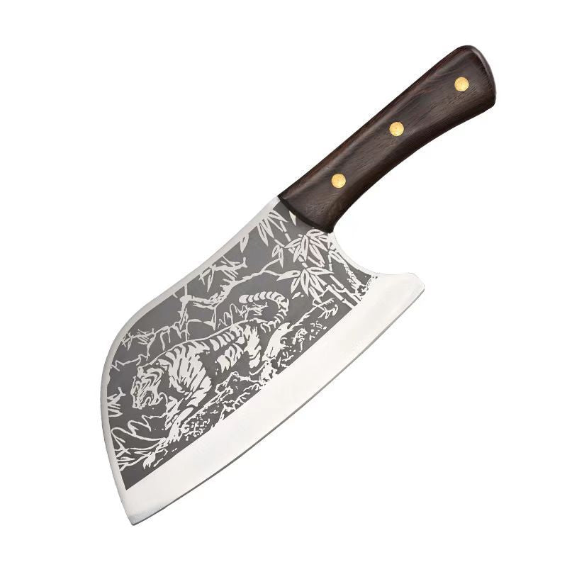Durable Sharp Tiger Pattern Stainless Steel Knife