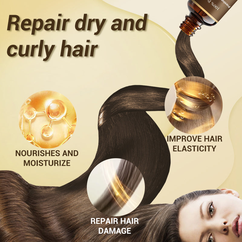 ✨Glowing natural beauty with 100% pure Batana oil - silky smooth hair with a healthy shine!