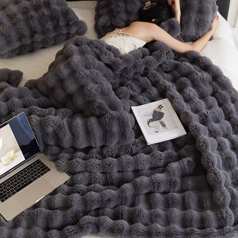 🎄🎅It's indispensable to keep warm at Christmas🎁 Soft Fluffy Blanket(Great Sale⛄BUY 2 Get 10% OFF + FREE SHIPPING)