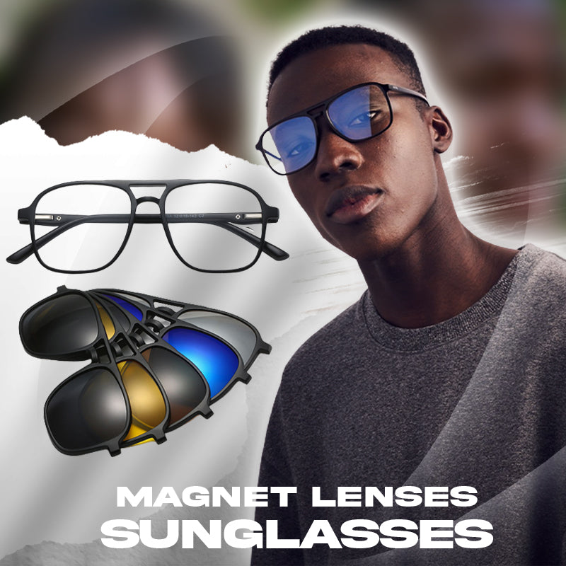 💥Limited Time Offer💥Replaceable lens 6 -in -1 Sunglasses Set