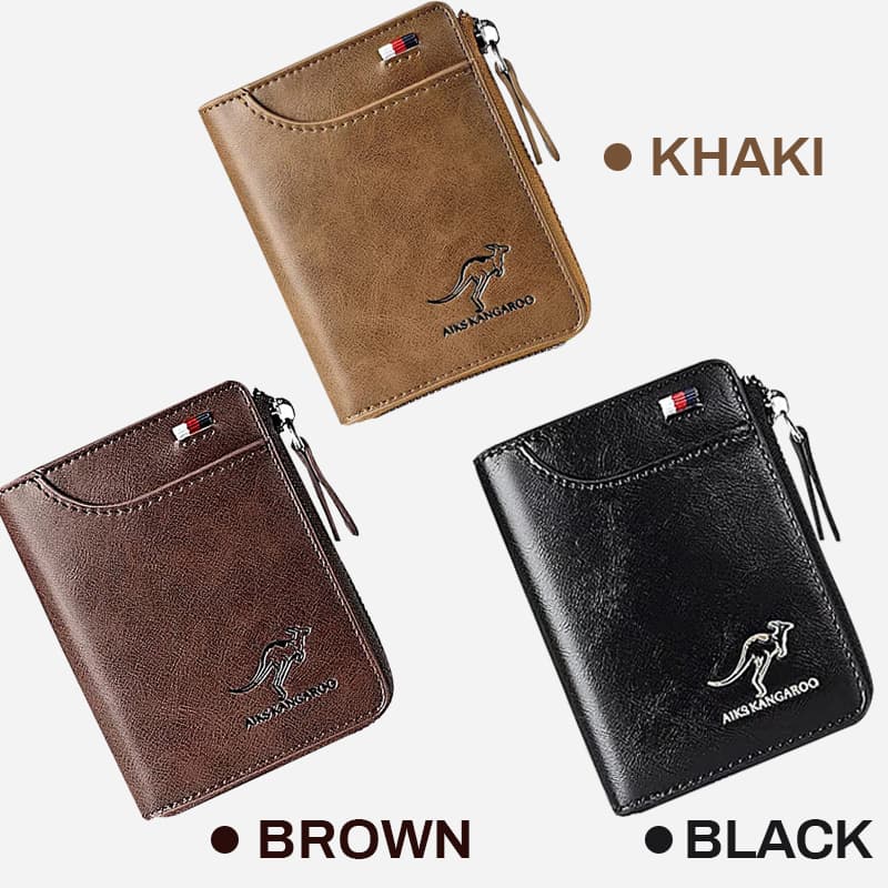Men's Essentials-Multi-functional RFID Blocking Waterproof Durable PU Leather Wallet