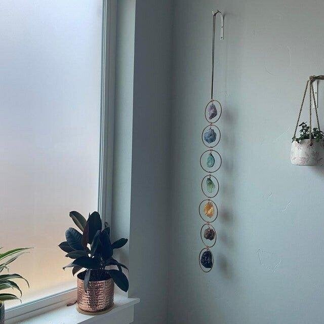 🔥Mother's Day Promotion -75% OFF🔥 Raw Crystal 7 Chakra Gemstone Wall Decor