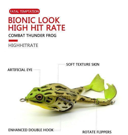 🎁Father's Day Pre Sale🐠Double Propeller Frog Soft Bait