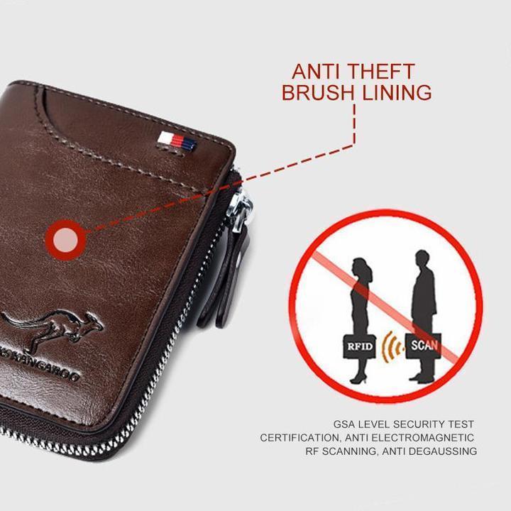 Men's Essentials-Multi-functional RFID Blocking Waterproof Durable PU Leather Wallet
