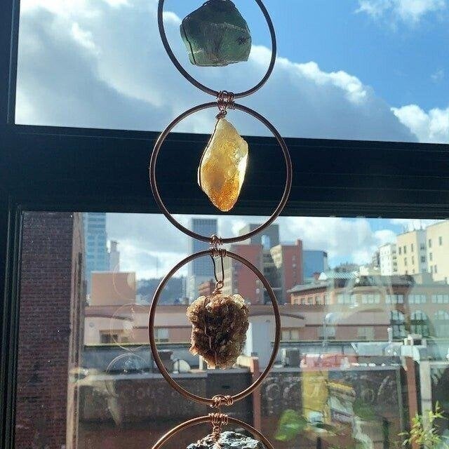 🔥Mother's Day Promotion -75% OFF🔥 Raw Crystal 7 Chakra Gemstone Wall Decor
