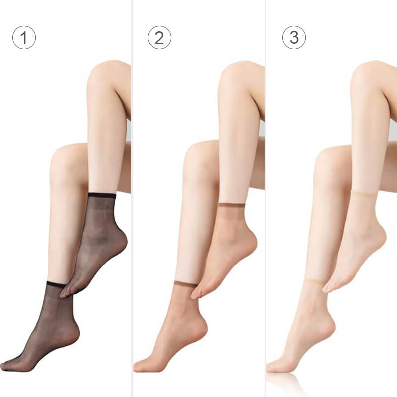 💞Non-slip and invisible crystal silk socks(Great Sale⛄BUY 2 Get 5% OFF)