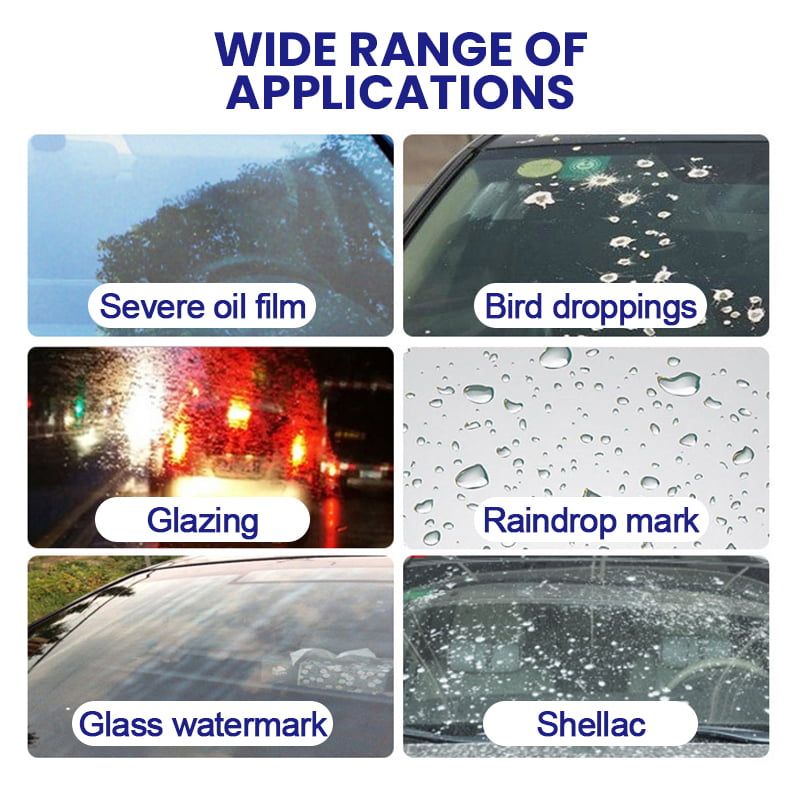 Pousbo® Car Glass Oil Film Remover