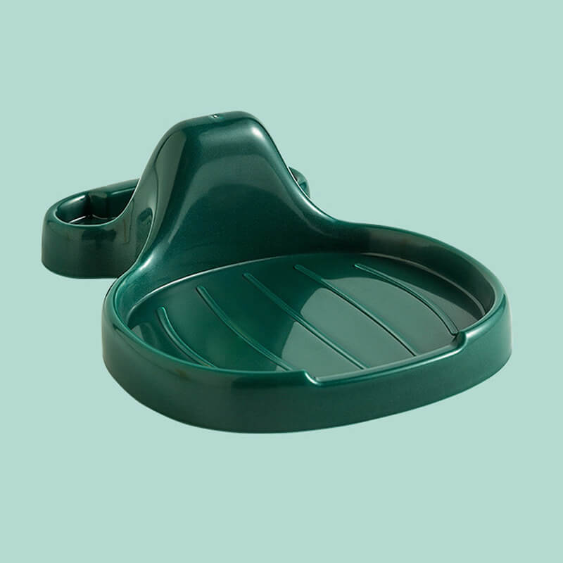 Storage rack for pot cover and spatula