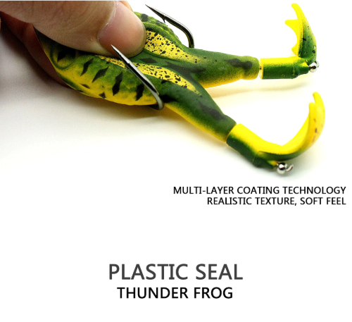 🎁Father's Day Pre Sale🐠Double Propeller Frog Soft Bait