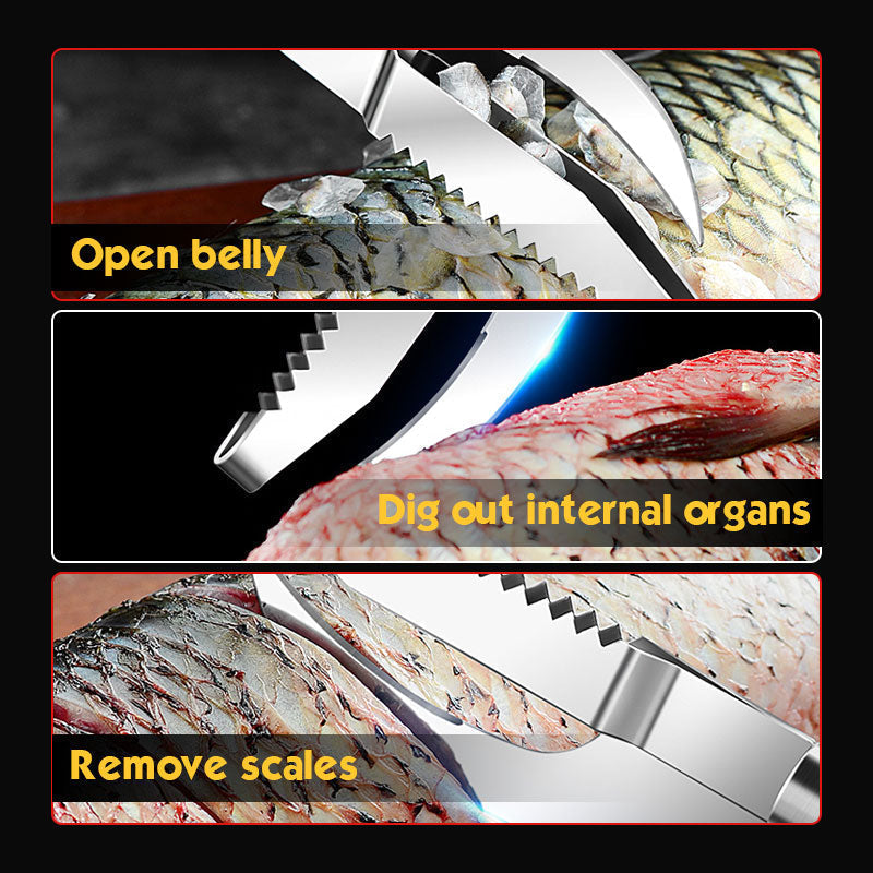Stainless Steel 3 In 1 Fish Maw Knife