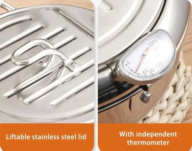 💥Free Shipping Worldwide💥Stainless Steel Deep Fryer