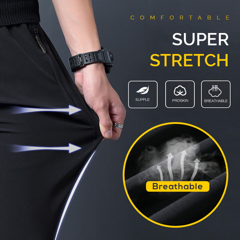 Men\'s Ice Silk Sweatpants