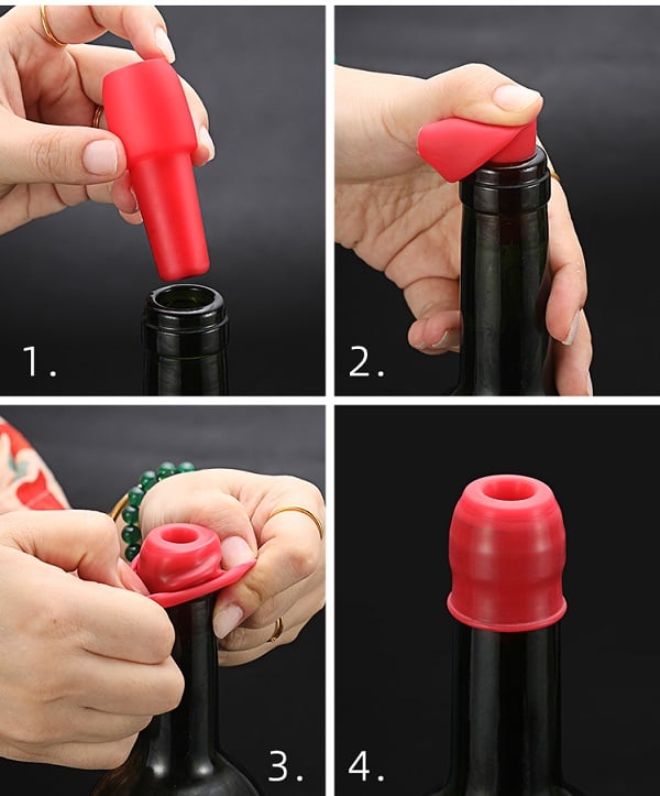 Reusable champagne bottle cork