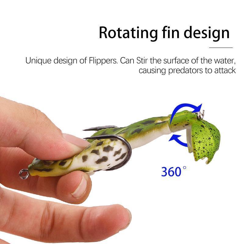 🎁Father's Day Pre Sale🐠Double Propeller Frog Soft Bait