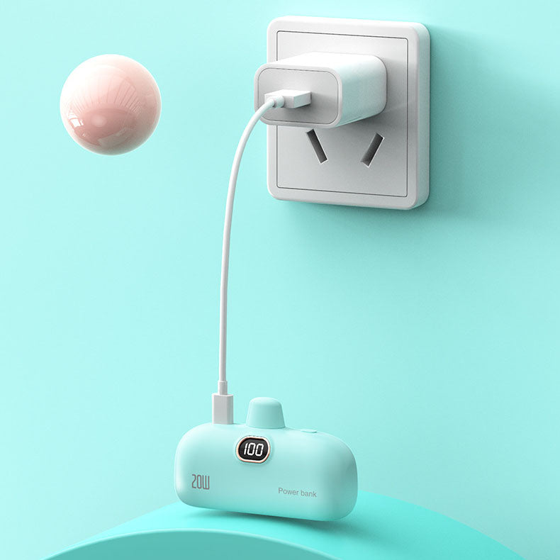 💥Portable Lipstick-size Wireless Power Bank 5000mAh