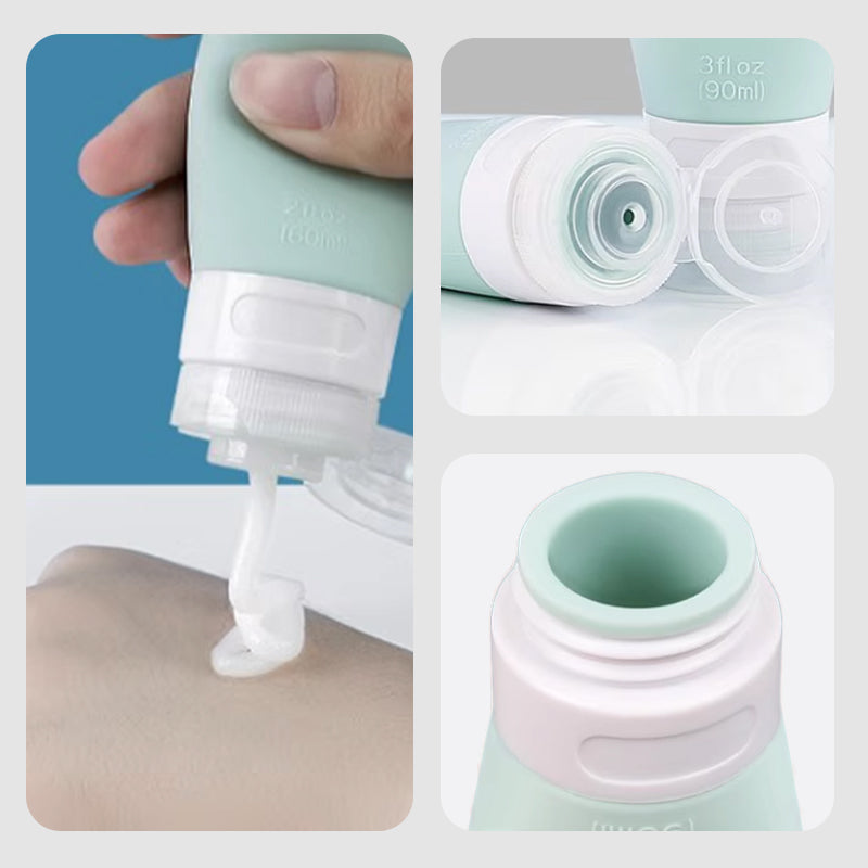 🌟Time-limited special offer🌟Portable Silicone Leak Proof Travel Bottles