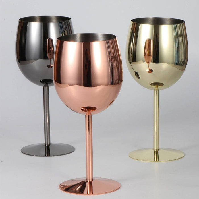500ml Stainless Steel Wine Glasses