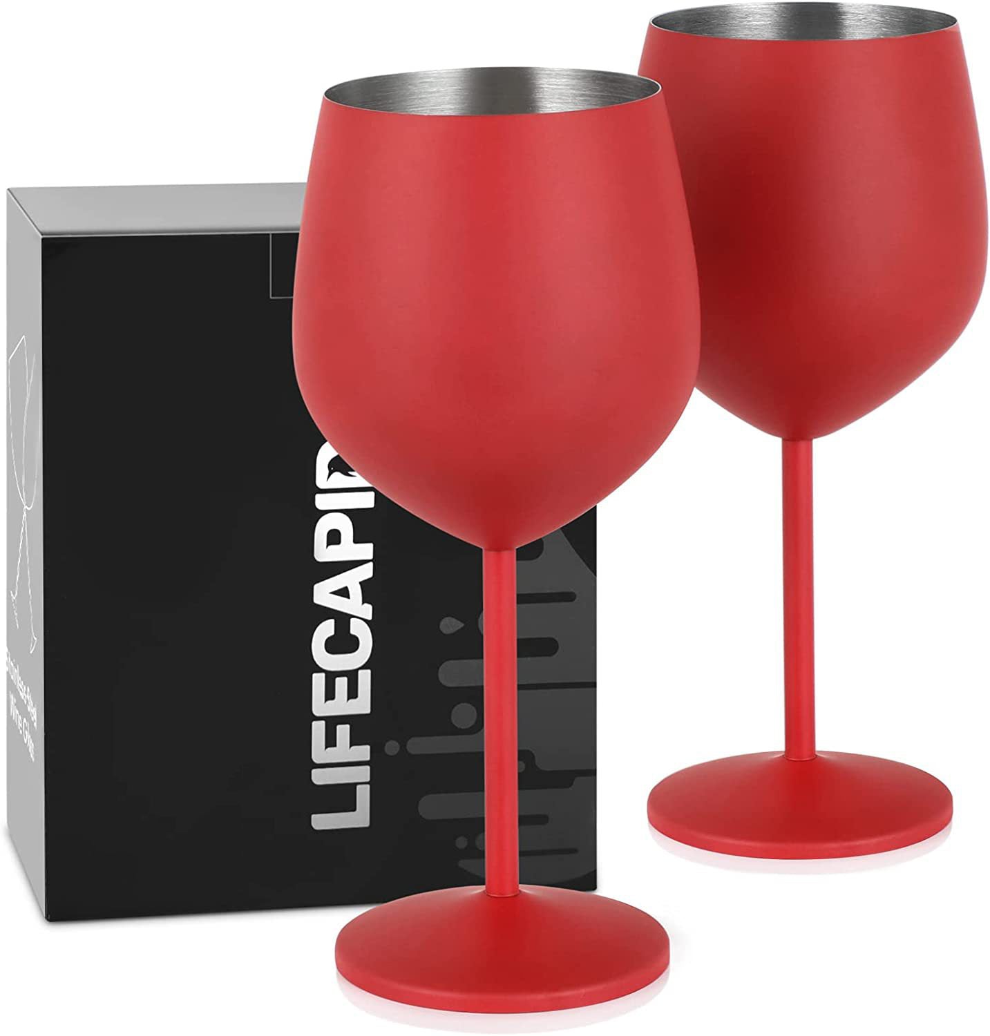 500ml Stainless Steel Wine Glasses
