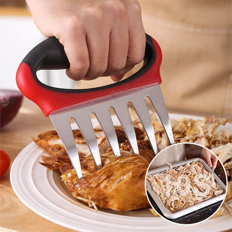 💥Ergonomic Stainless Steel Meat Shredder Claws - Great Kitchen Gift