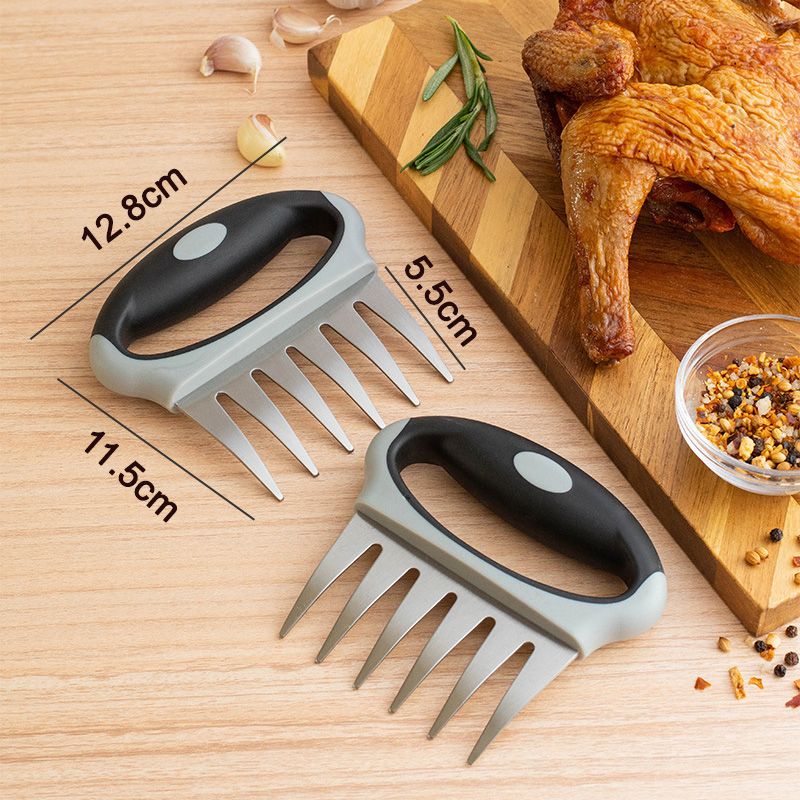 💥Ergonomic Stainless Steel Meat Shredder Claws - Great Kitchen Gift