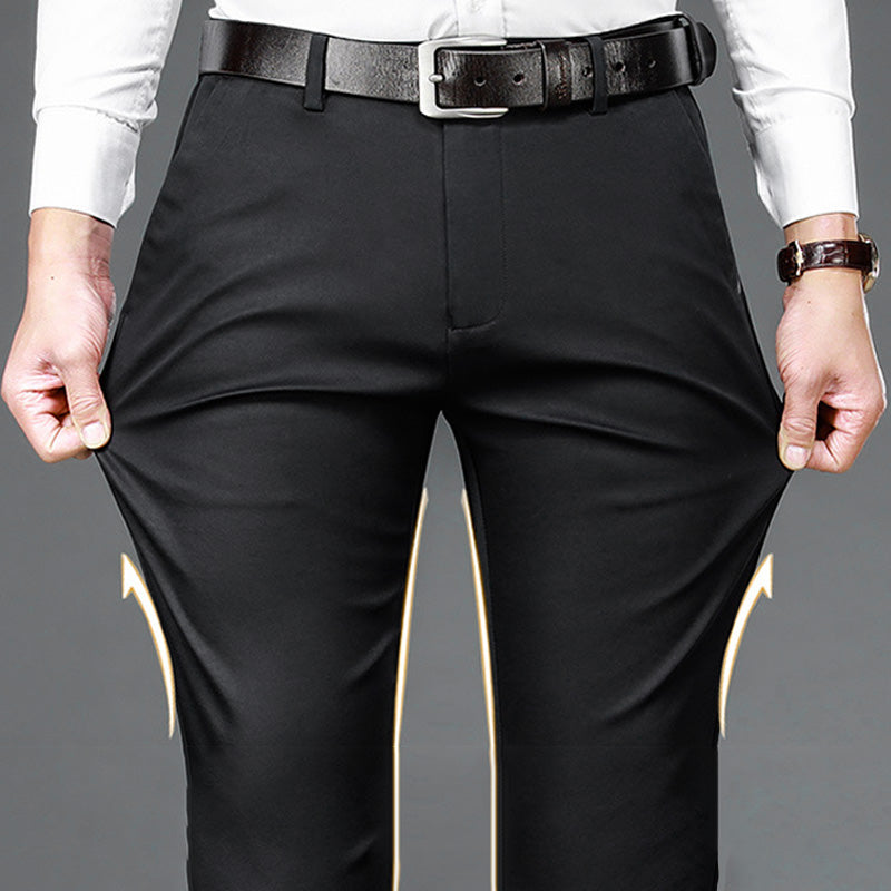 🔥half-price discount 🔥Men’s Stretchy Straight Fit Plain Pants