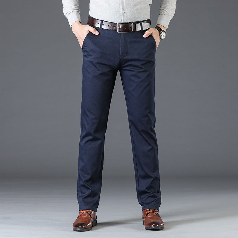 🔥half-price discount 🔥Men’s Stretchy Straight Fit Plain Pants