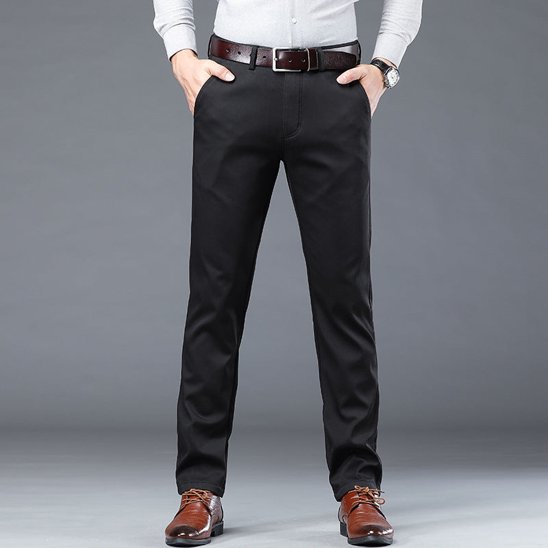 🔥half-price discount 🔥Men’s Stretchy Straight Fit Plain Pants