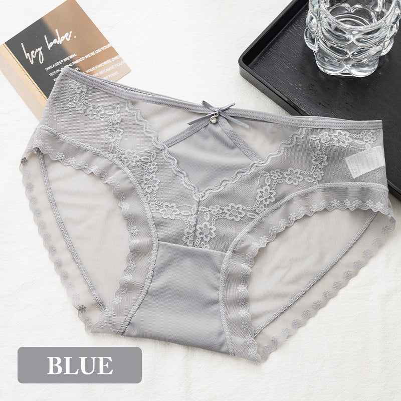 Women's Mesh Lace Hollow out Lightweight Panties