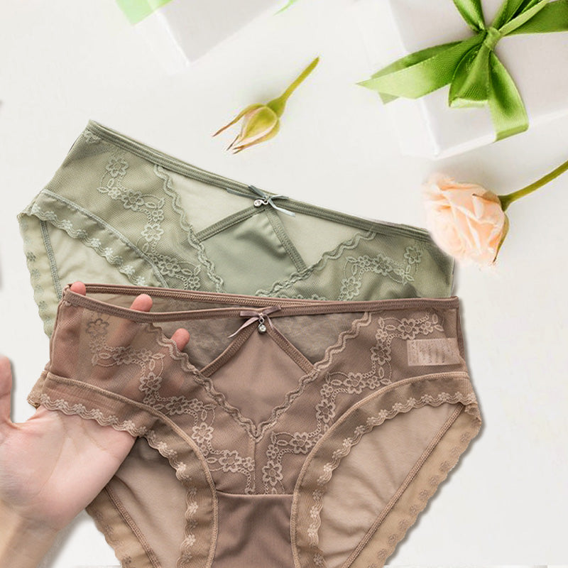 Women's Mesh Lace Hollow out Lightweight Panties