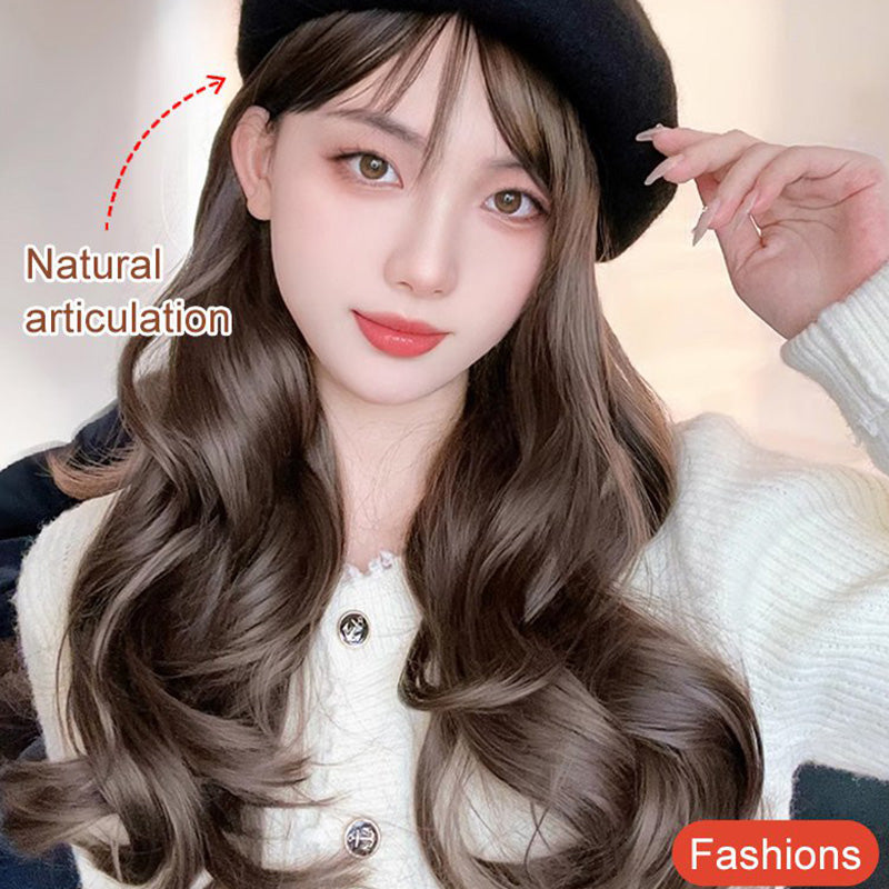 Versatile Beret Wig Set with Long Curly Hair(Great Sale⛄BUY 2 Get 10% OFF + Freeshipping)
