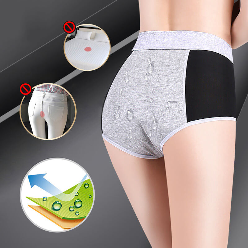 🔥BUY 5 GET 5 FREE🔥High waist period underwear with pocket