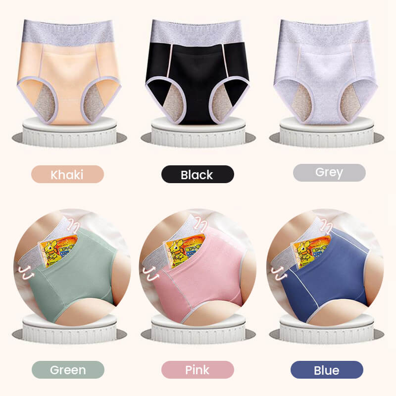 🔥BUY 5 GET 5 FREE🔥High waist period underwear with pocket