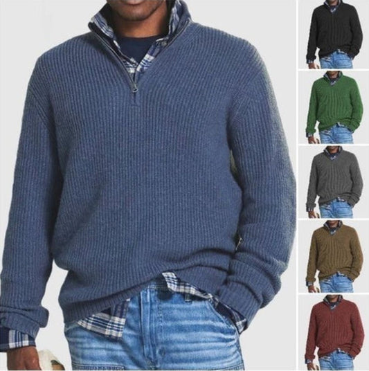 Men's Business Casual Zipper Sweater(NEW)