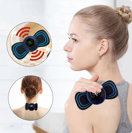 Portable Massager with 8 Modes and LCD Screen - Mini Muscle Stimulator for Pain Relief（Great Sale⛄BUY 2 Get 5% OFF）