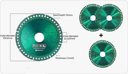 💥Buy 8 Get 10 Free（18 PCS）💥Composite Multifunctional Cutting Saw Blade