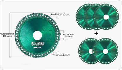 💥Buy 8 Get 10 Free（18 PCS）💥Composite Multifunctional Cutting Saw Blade