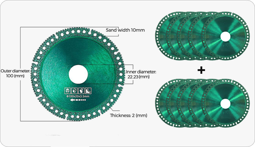 💥Buy 8 Get 10 Free（18 PCS）💥Composite Multifunctional Cutting Saw Blade