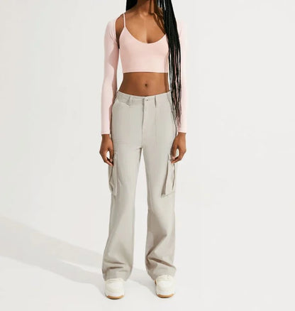 ✨Mother's Day Promotion✨-Adjustable Straight Fit Cargo Pants💥Buy 2 Free Shipping💥
