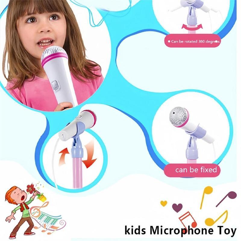 🎅Christmas Hot Sale 50% Off🎁 Microphone Toy, Karaoke Machine Toy with Light🎤