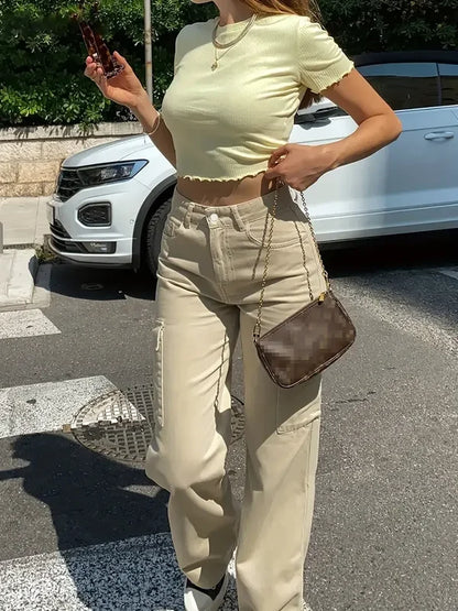 ✨Mother's Day Promotion✨-Adjustable Straight Fit Cargo Pants💥Buy 2 Free Shipping💥